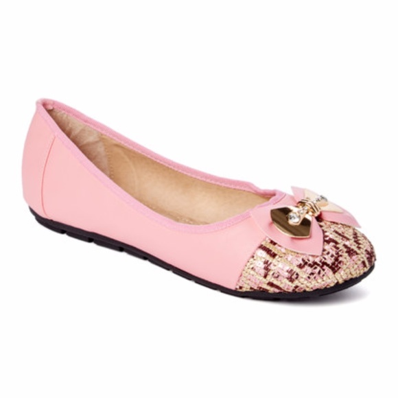 pink flats for women
