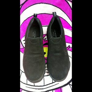 Covington Black Suede Shoes Size 10