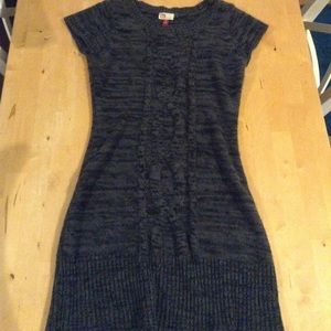 Grey sweater dress