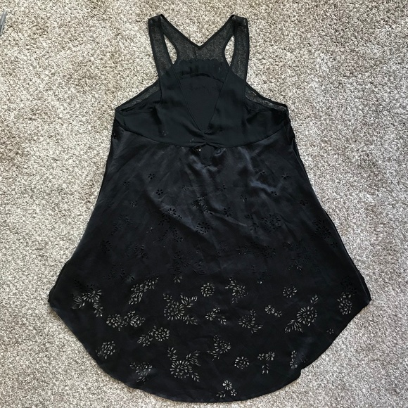 Free People Black Laser Cut Top - Picture 3 of 5