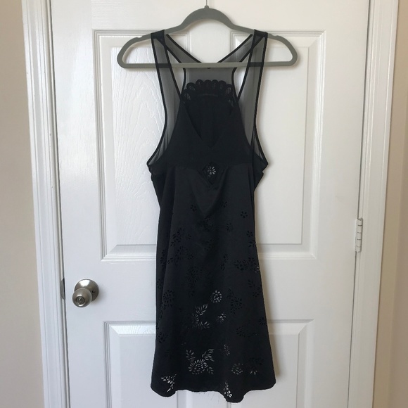 Free People Black Laser Cut Top - Picture 2 of 5