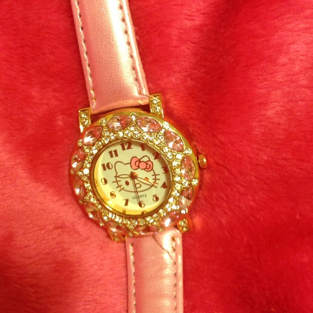 🎁Watch, Rose gold face with crystals