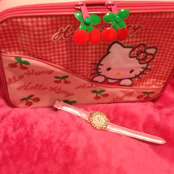 🎁Watch, Rose gold face with crystals - Picture 5 of 5