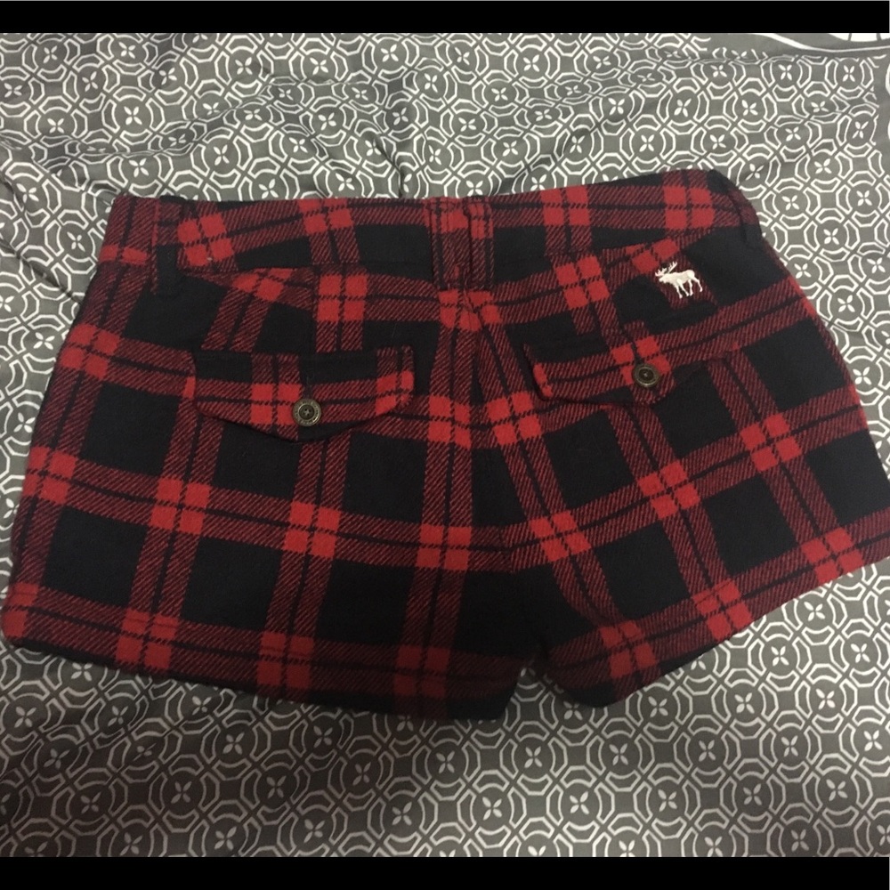 Plaid warm shorts