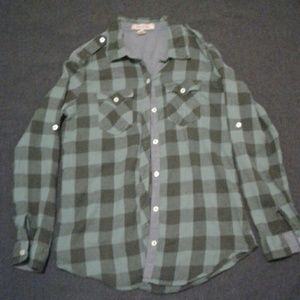 Light green flannel