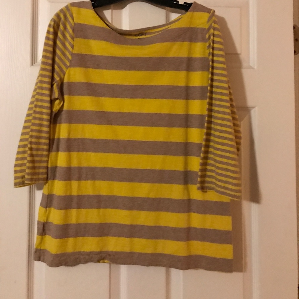 The Loft 3/4 Sleeve Cotton T-Shirt - Like New!