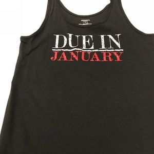 Due In January Maternity Tank Top