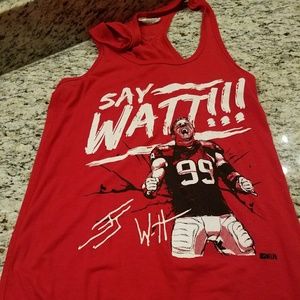 JJ Watt red tank Houston Texans