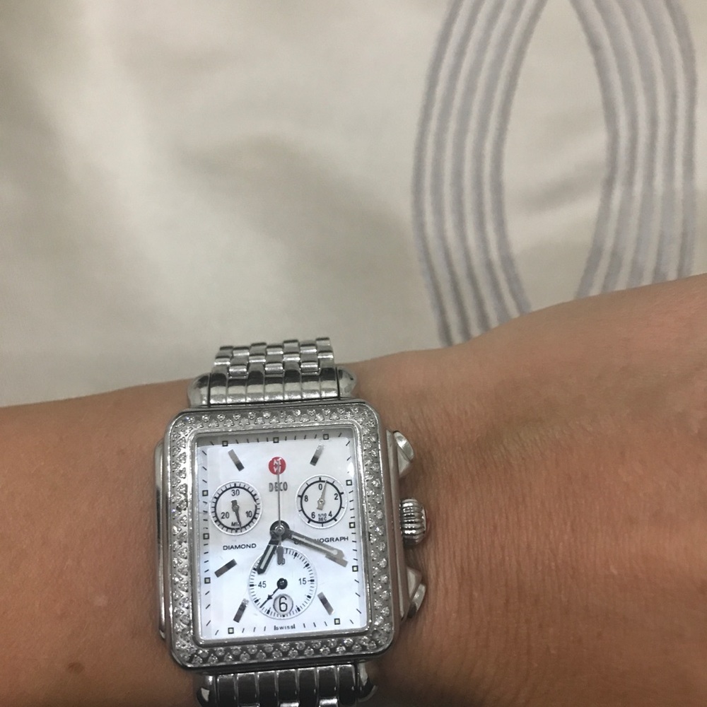 Michele Deco diamond watch