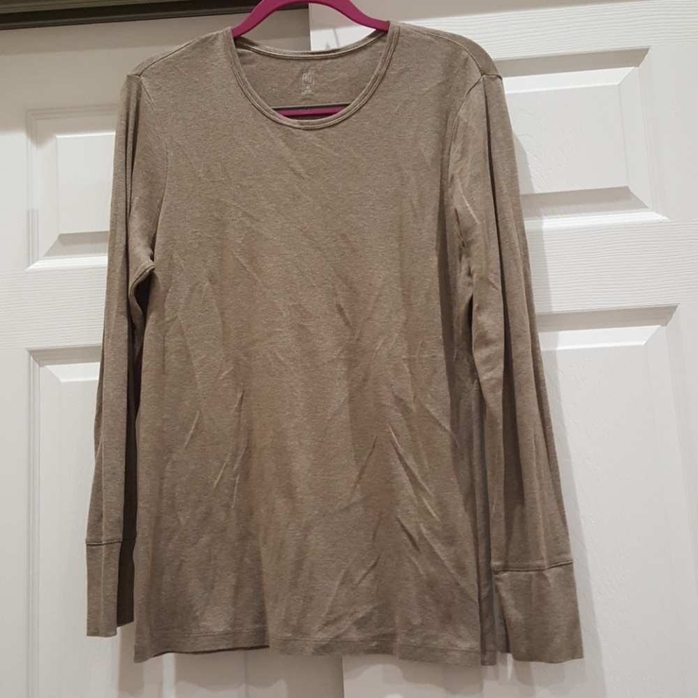 Tan long sleeve t-shirt