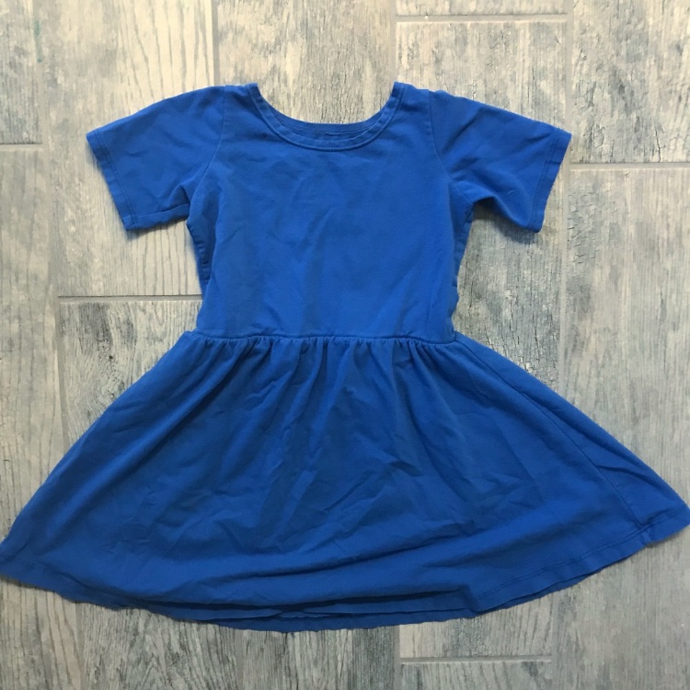 June & January “the swing dress” in cobalt