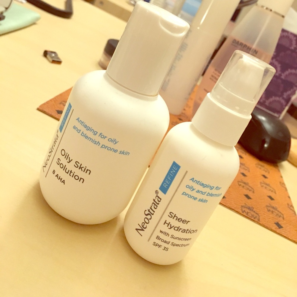 Nelstrata oily skin solution 8 AHA+sheer hydration