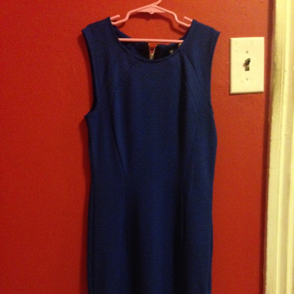 H&M cobalt mini bodycon