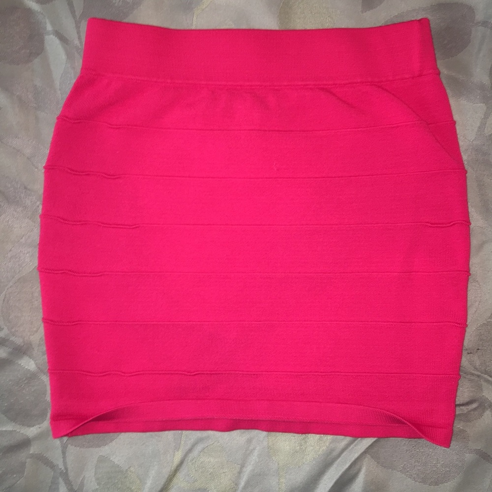 Wet Seal Pink Mini Skirt