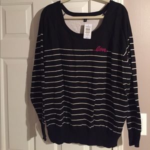 NWT Sz 3 Torrid Striped Sweater