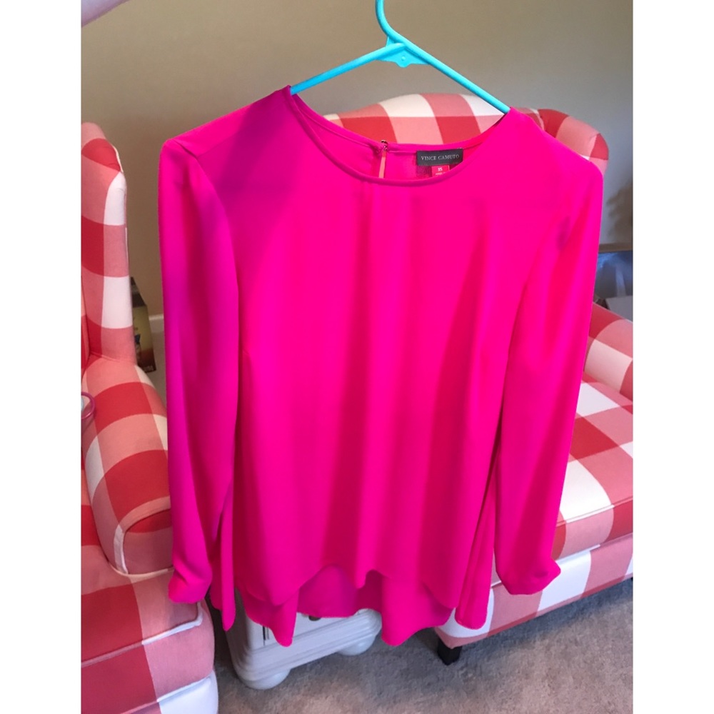 Hot Pink Vince Camuto Blouse.