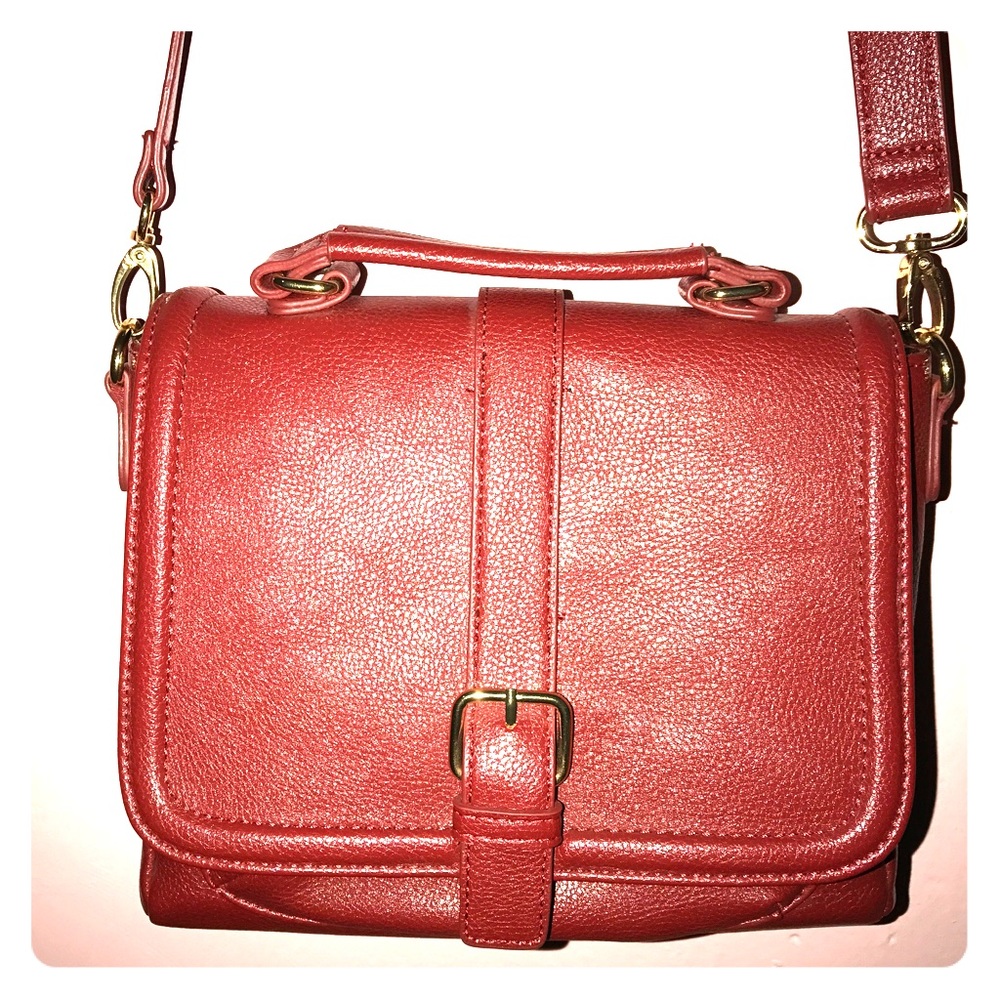 Forever 21 Burgundy Crossbody Bag