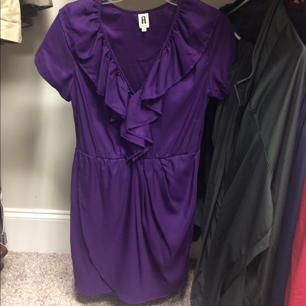 Purple mini dress & float