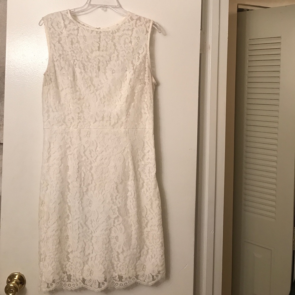 Eva Mendes Lace Dress