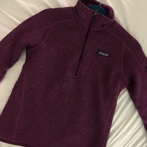 Patagonia Women’s Purple 1/4 Zip Fleece