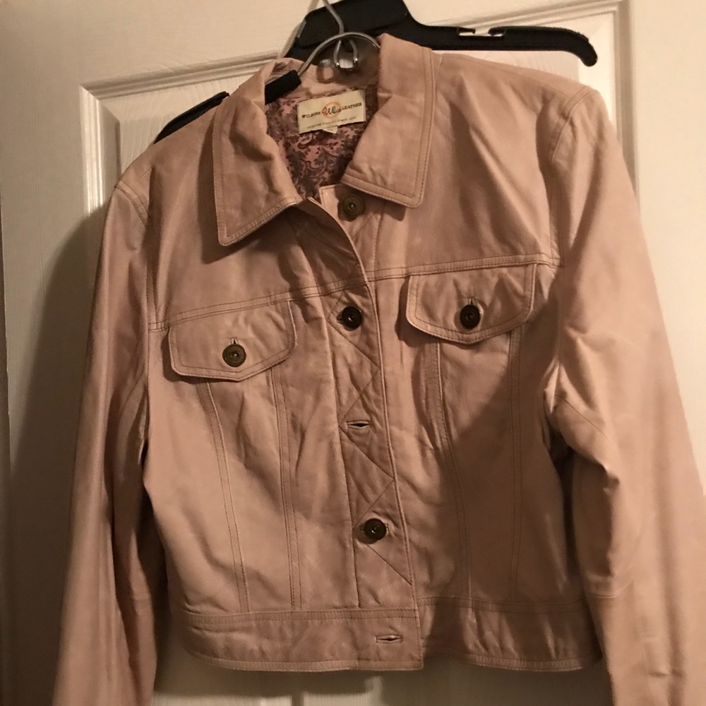 Wilsons leather five button leather jacket