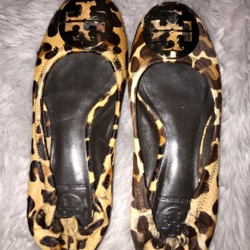 Tory Burch Reva Leopard Flats