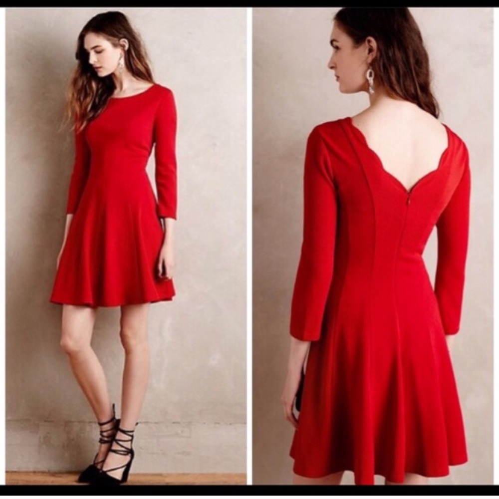 Anthropologie Crosstown Swing Dress