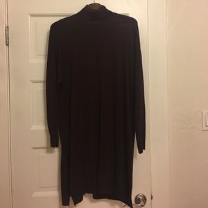 H&M eggplant tunic sweater, xl