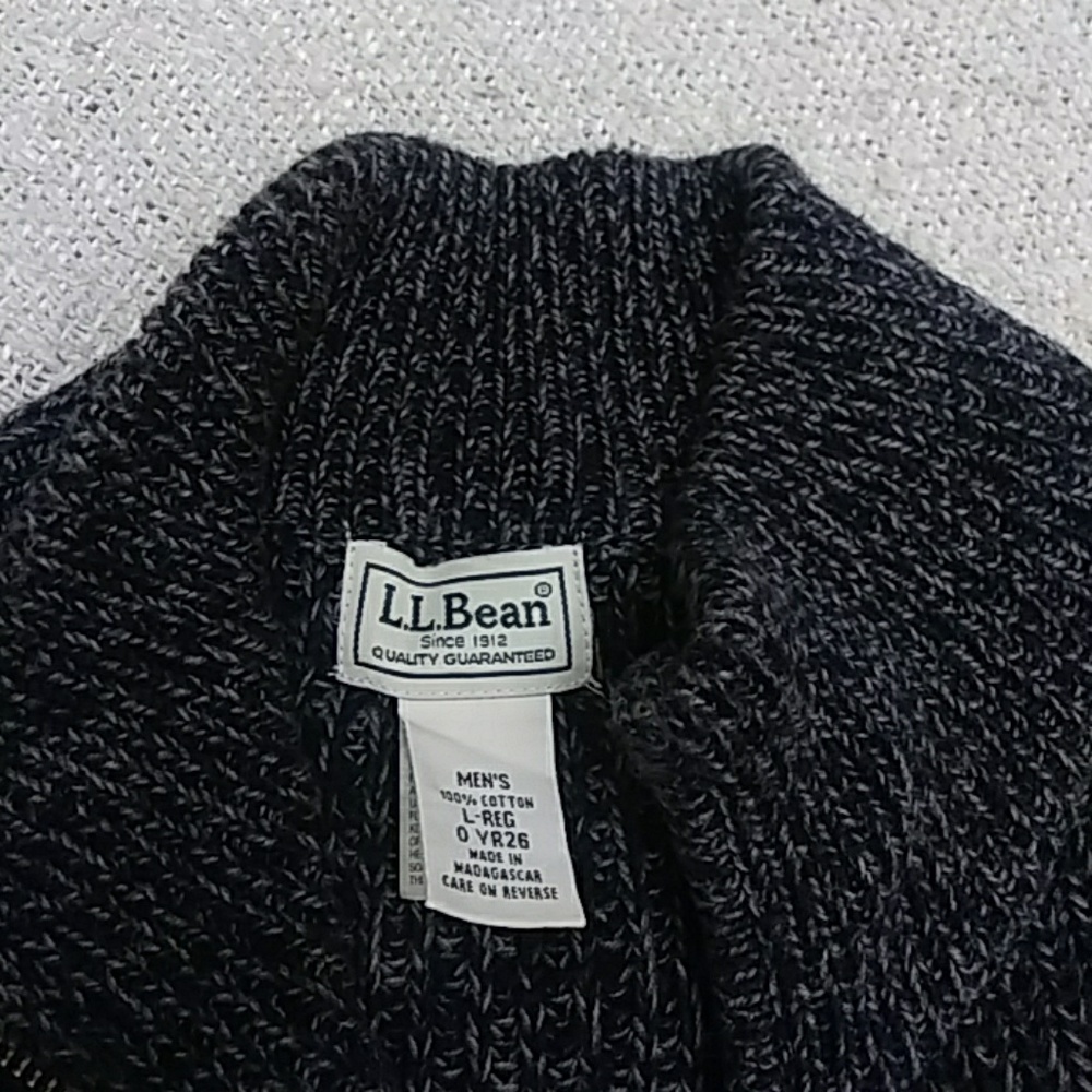 ❤HP❤ EUC LL Bean Zip Up Sweater - Picture 3 of 6