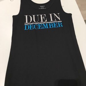 Due In December Maternity Tank Top