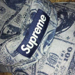 Supreme hundred dollar bill 5 panel