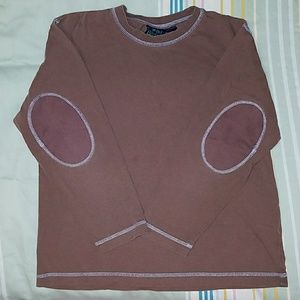 Brown mini Boden long sleeve shirt