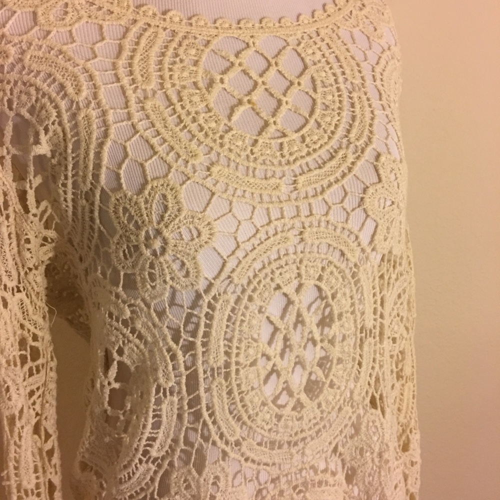 Loose knit sweater/coverup