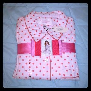 Victoria's Secret flannel pajama set NEW