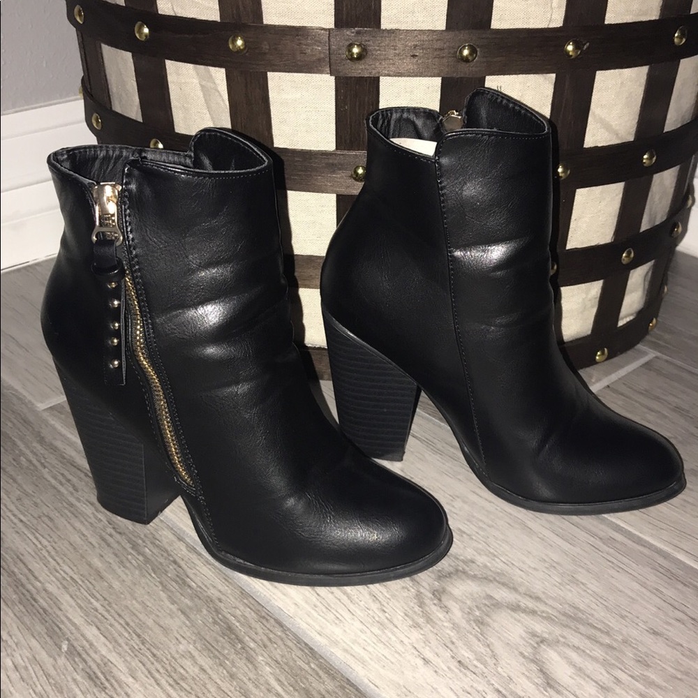 Black booties