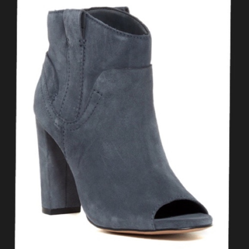 Vince Camuto peep toe booties
