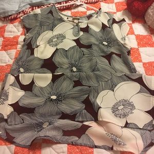 Flower print dress