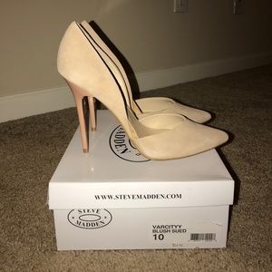Steve Madden Varcityy Nude/Blush - Size 10