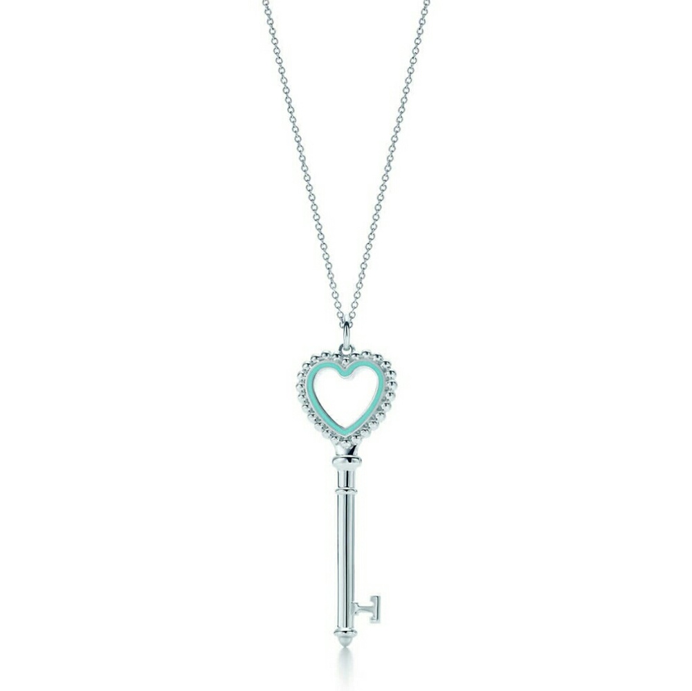Tiffany & co. Sterling silver key necklace