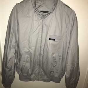Vintage Members Only Racer Jacket Space Grey