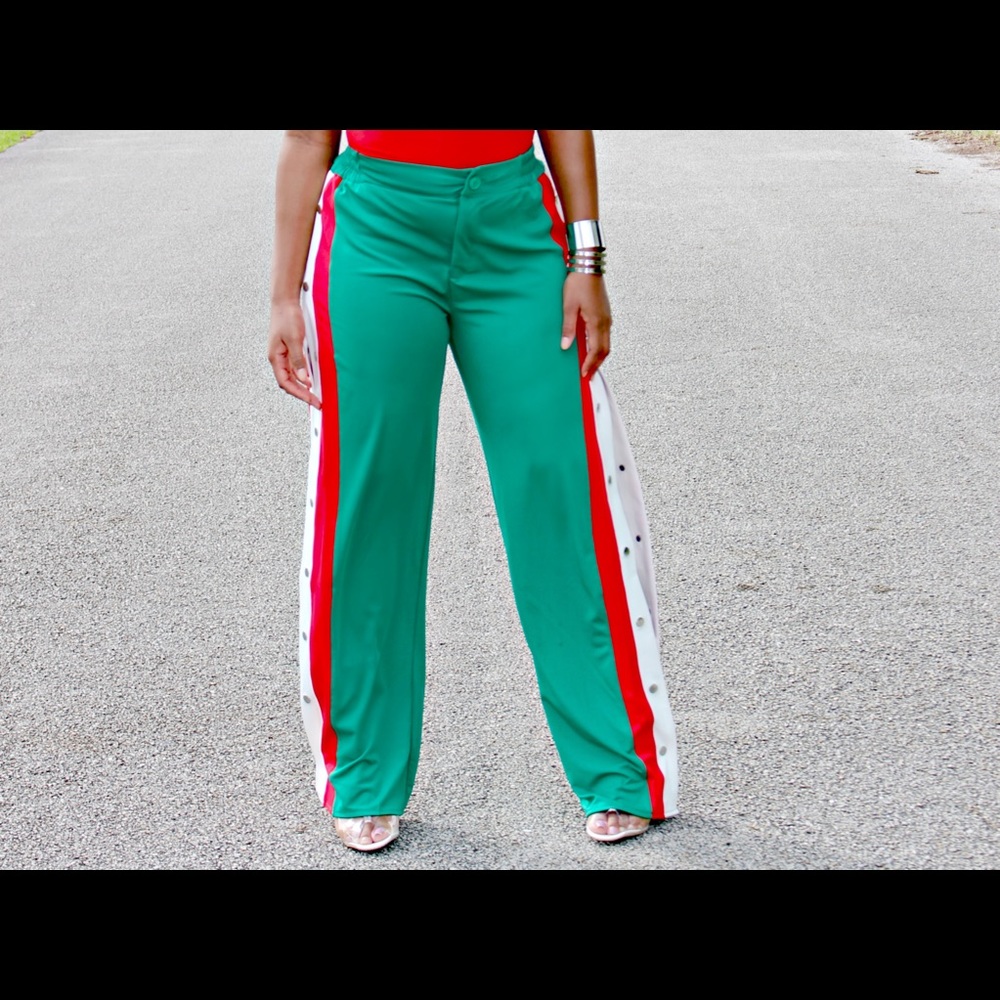 Snap me Up Track Pants