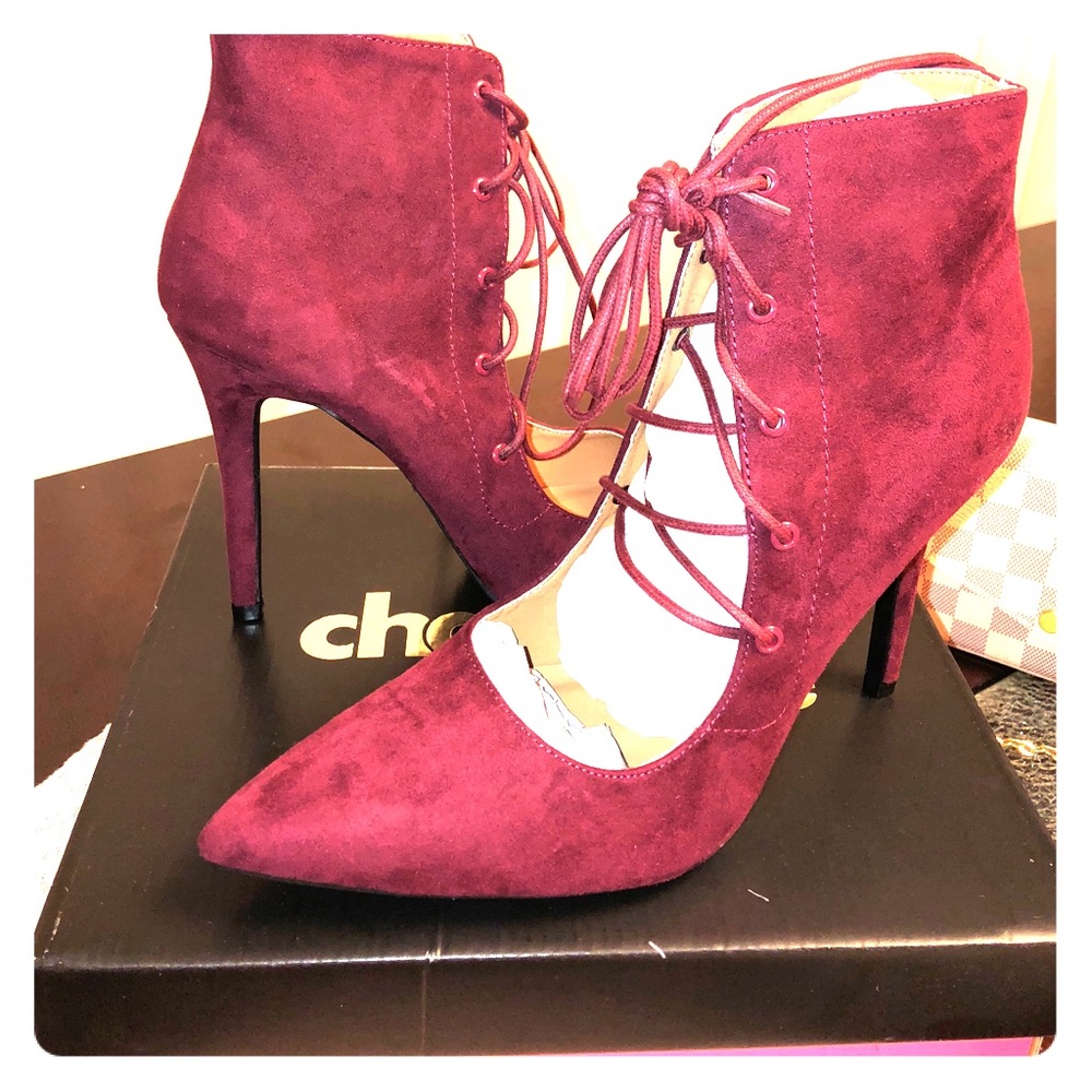 Suede stilettos