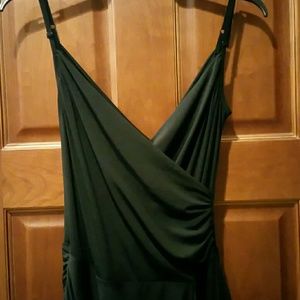 BLACK T- STRAP DRESS