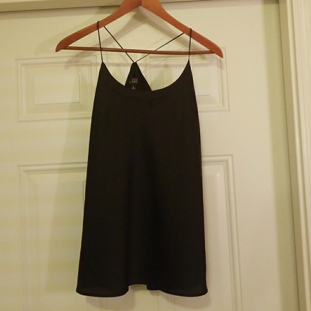 Black Ruffle Cami - Size M