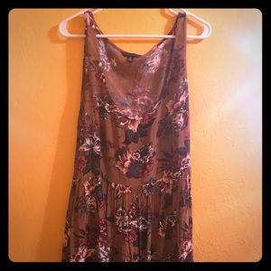 Brown floral dress by American Eagle Outfitters