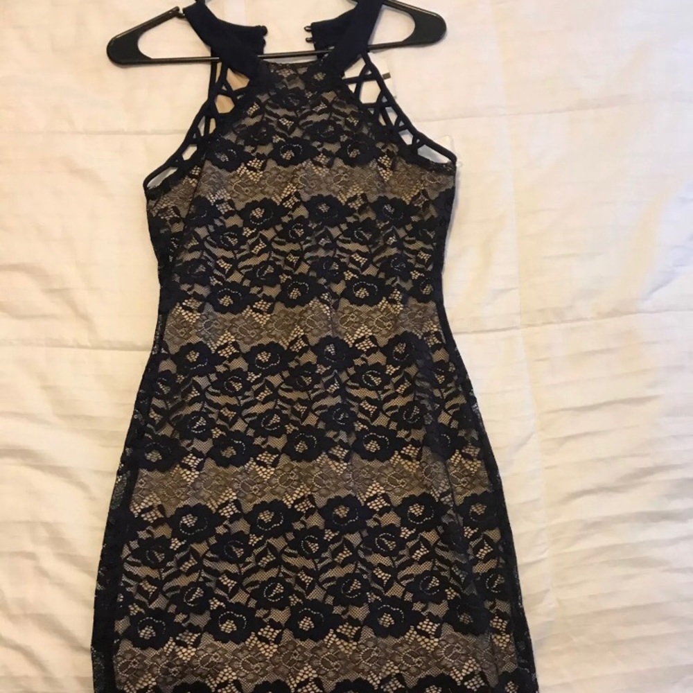 Navy blue Lacey dress!