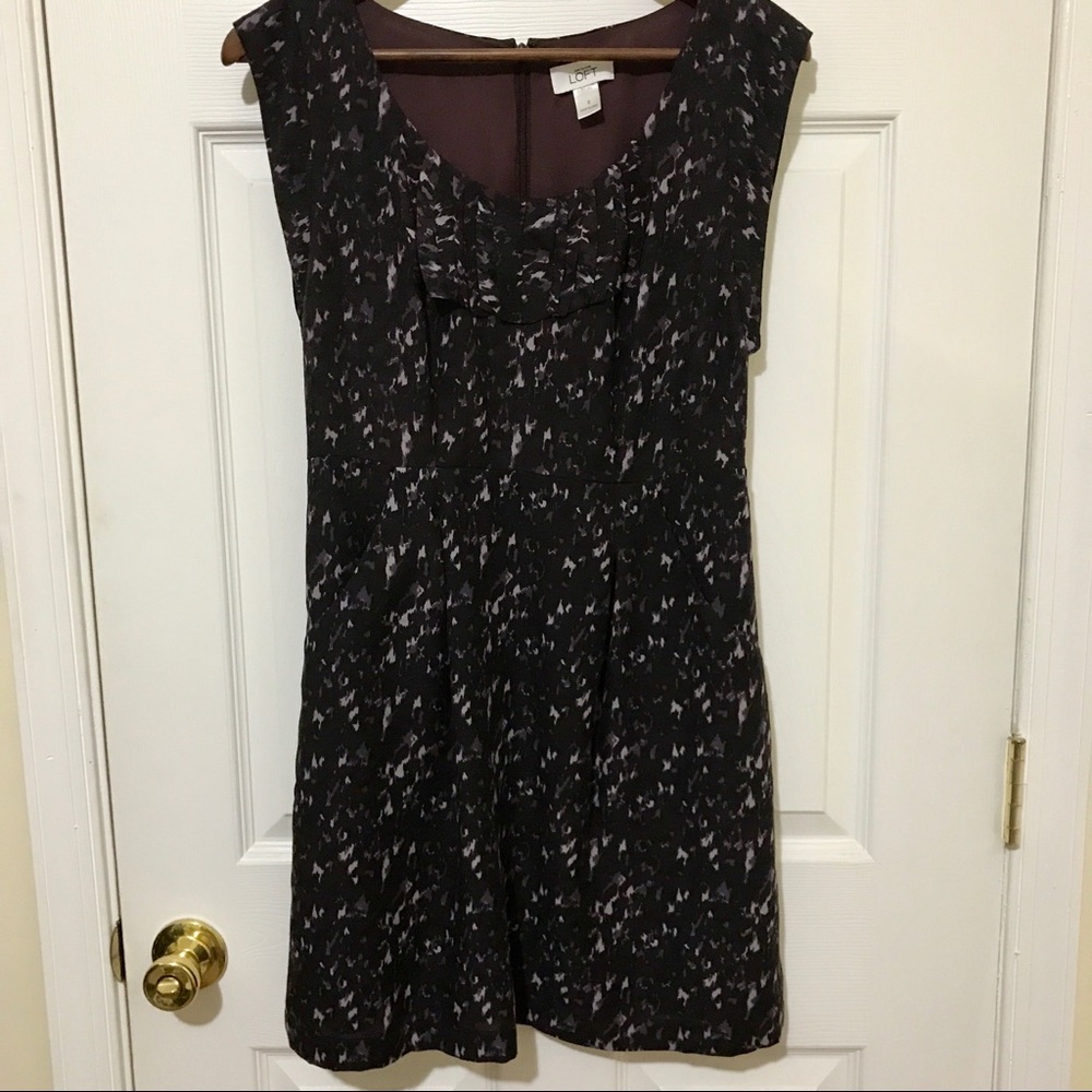 LOFT Splatter Print Dress