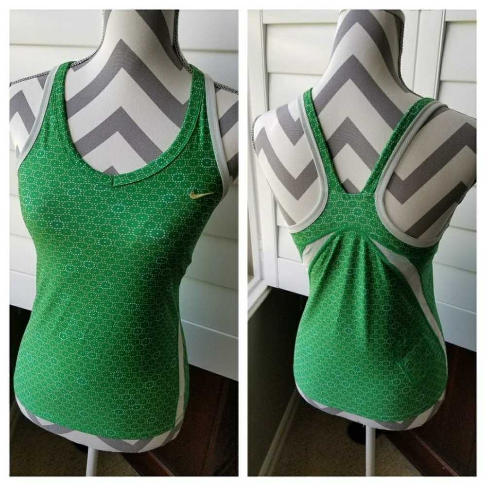 Nike Shamrock Green Running Tank