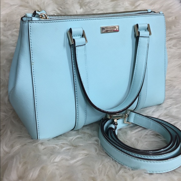 kate spade Handbags - 🌸OFFERS?🌸Kate Spade All Leather BabyBlue Satchel