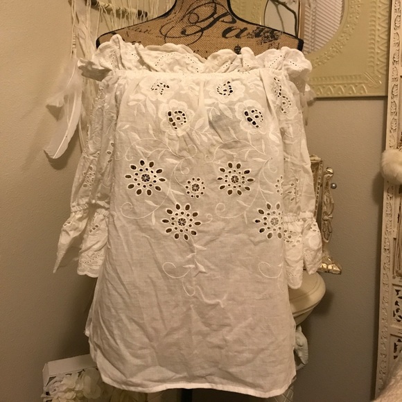 Haute Project Tops - Off the Shoulder Top